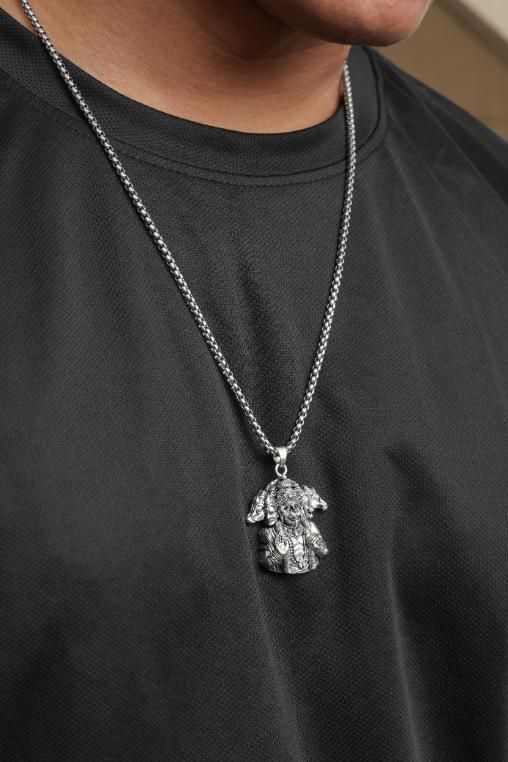 Hanuman Kada with Hanumna Pendant with Chain
