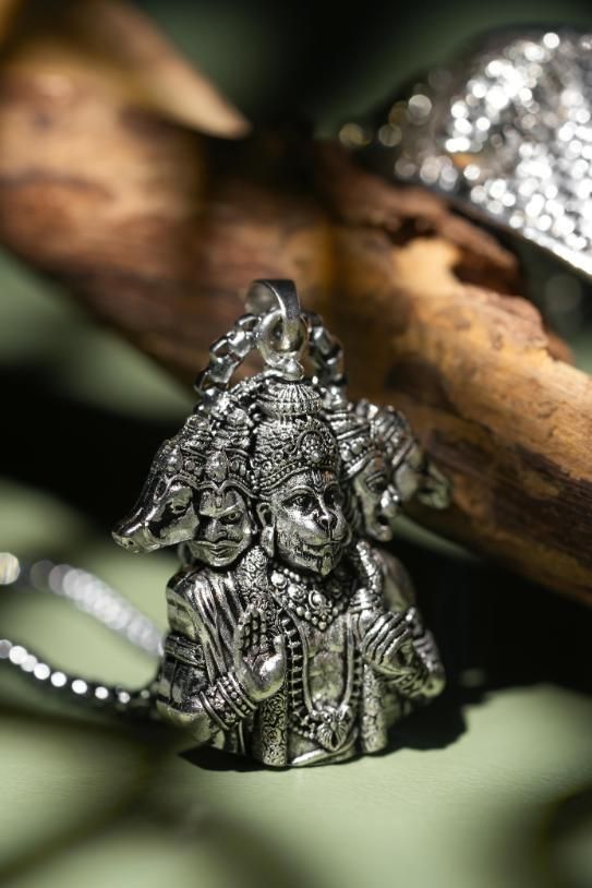 Hanuman Kada with Hanumna Pendant with Chain